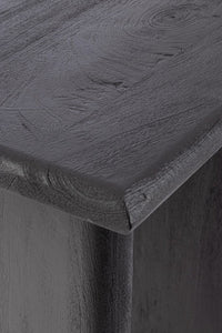 Consolle 130x40x75 cm Caffèblack in Legno Nero