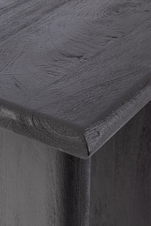 Consolle 130x40x75 cm Caffèblack in Legno Nero