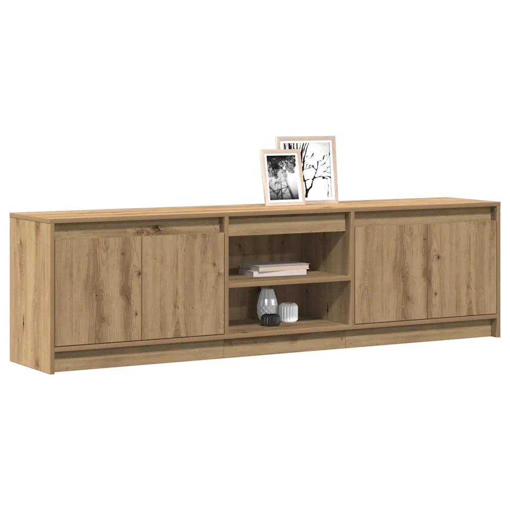 vidaXL Mobile TV Marrone 182 x 34 x 50 cm Legno multistrato