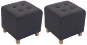 Set di 2 sgabelli Pharao grigio scuro