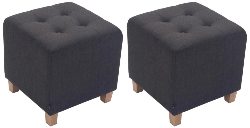 Set di 2 sgabelli Pharao grigio scuro
