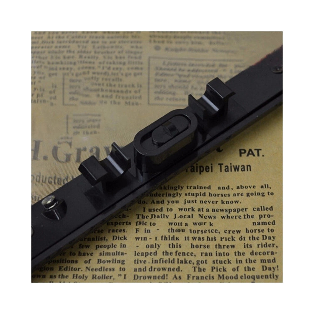 Trade Shop - Lente Ingrandimento Da Tavolo Collo Luce A Led Supporto Lettura A Pile -