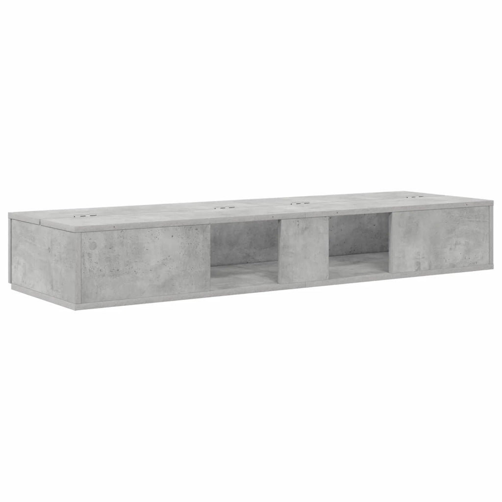 Scrivania studio Grigio Cemento 110 x 40 x 19,5 cm 8006687