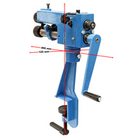 Bordatrice manuale da banco per materiale fino a 0,8mm profondità lavoro 177mm