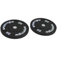 Set di 2 Dischi Palestra da 10kg per Bilanciere e Manubri con Attacco Ø5cm, Nero