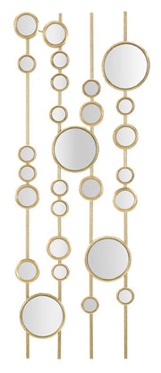 Pannello da Muro Small Mirrors 35,5x1,5x90 cm in Ferro
