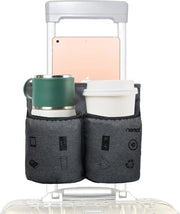 Cassaforte per bicchieri di caffè contenitore per bottiglie contenitore per bagaglio contenitore per bicchieri extra borsa - ripiegabile accessori di viaggio pratico accessori per viaggiatori, hostess, tablet e