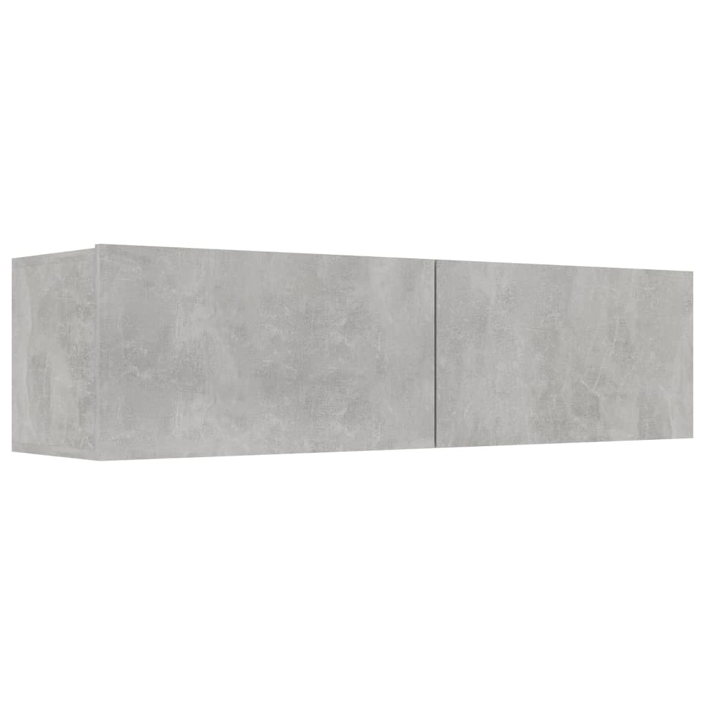 Mobile TV multimediale scaffale TV mobile TV sala da pranzo soggiorno camera da letto 120 x 30 x 30 cm legno ingegnerizzato grigio cemento 02_0025806