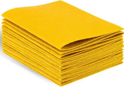 Vilt per Knutselen 30 x 20 cm - 15 pezzi - 1 mm spesso - velluto morbido - fogli di velluto - artigianato - progetto di cucito da fare - decorazioni per festa - giallo