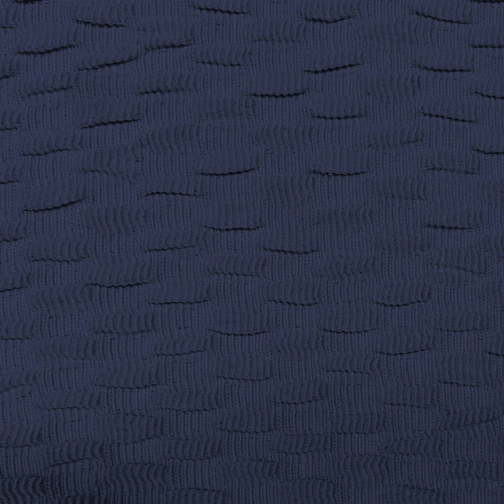 Copripoltrona Reclinabile Elasticizzato Taglia Unica con Tasca Laterale Blu Scuro