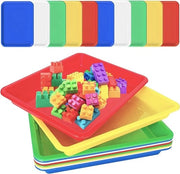 Set di 10 Pannelli di lavoro 60x60 in plastica con Pannelli di lavoro 28x21 anti-slip e Organizzatore per la casa