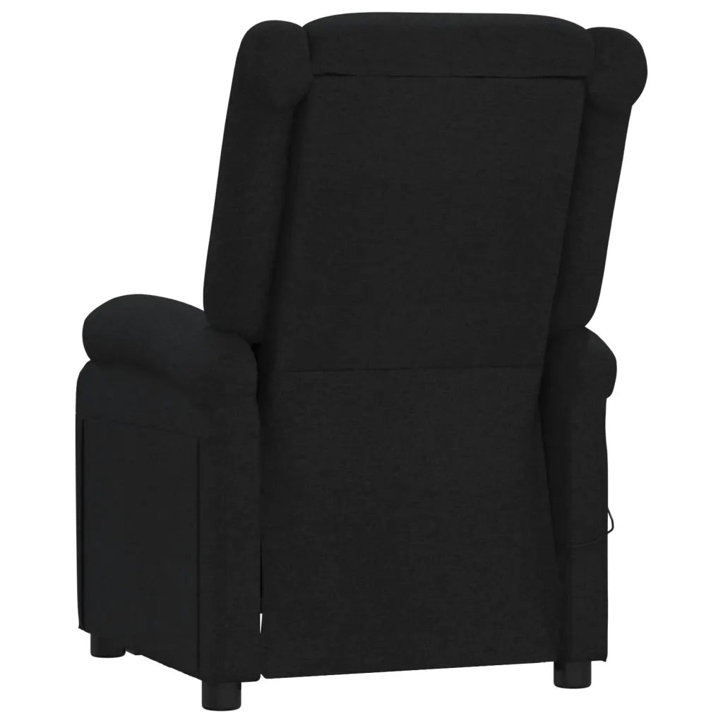 Poltrona Elettrica Reclinabile Nera in Tessuto cod mxl 32609