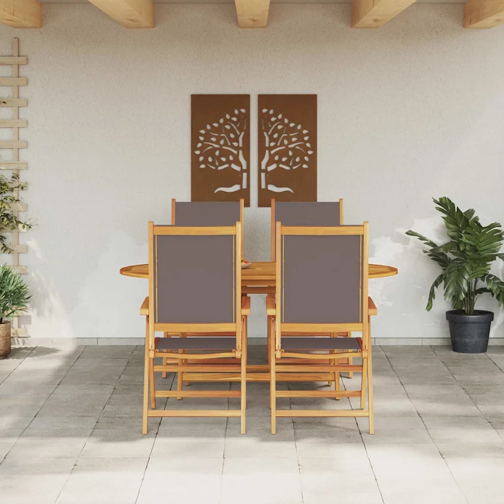 Set da Pranzo per Giardino 5 pcs Antracite 3375744