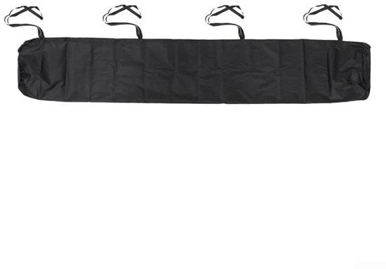 Ombrellone in Oxford 210DPU - Impermeabile - Protezione per Terrazza - Pergola per Giardino - 3,5 m - Nero