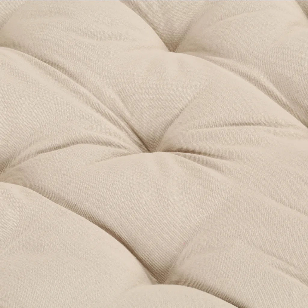 Cuscino per pallet | Cuscini per sedie e Pavimento in Cotone 120x80x10 cm Beige