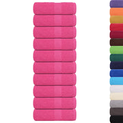 Asciugamani da bagno FROGN 10 pz Rosa 30x30 cm 360 g/m² 137042
