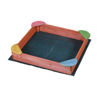 Sabbiera da Esterno in Legno 100x100x17 cm Fantasy