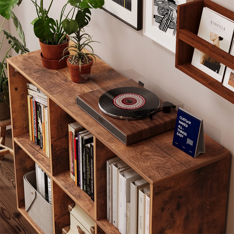 SCAFFALE APERTO COMÒ KOSTKA 3x2 CAPIENTE PER LIBRI DA UFFICIO RUSTICO