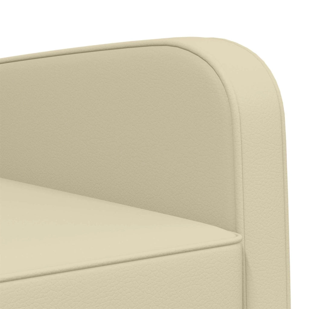 Poltrona Crema Similpelle 42043427