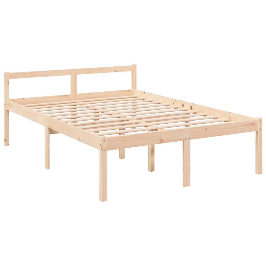 Letto per Anziani 120x190 cm Small Double in Legno di Pino 810584