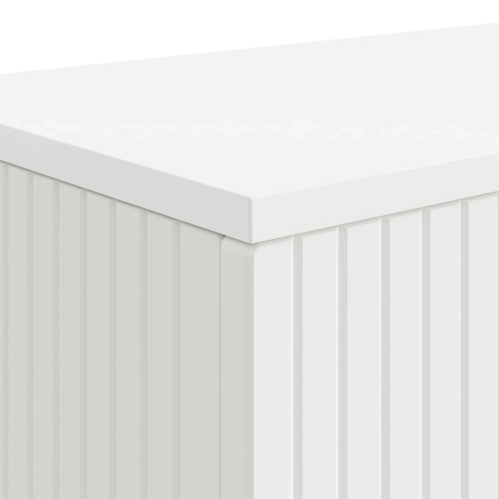 Tavolo consolle Bianco 101 x 29 x 74 cm Legno ingegnerizzato 899877
