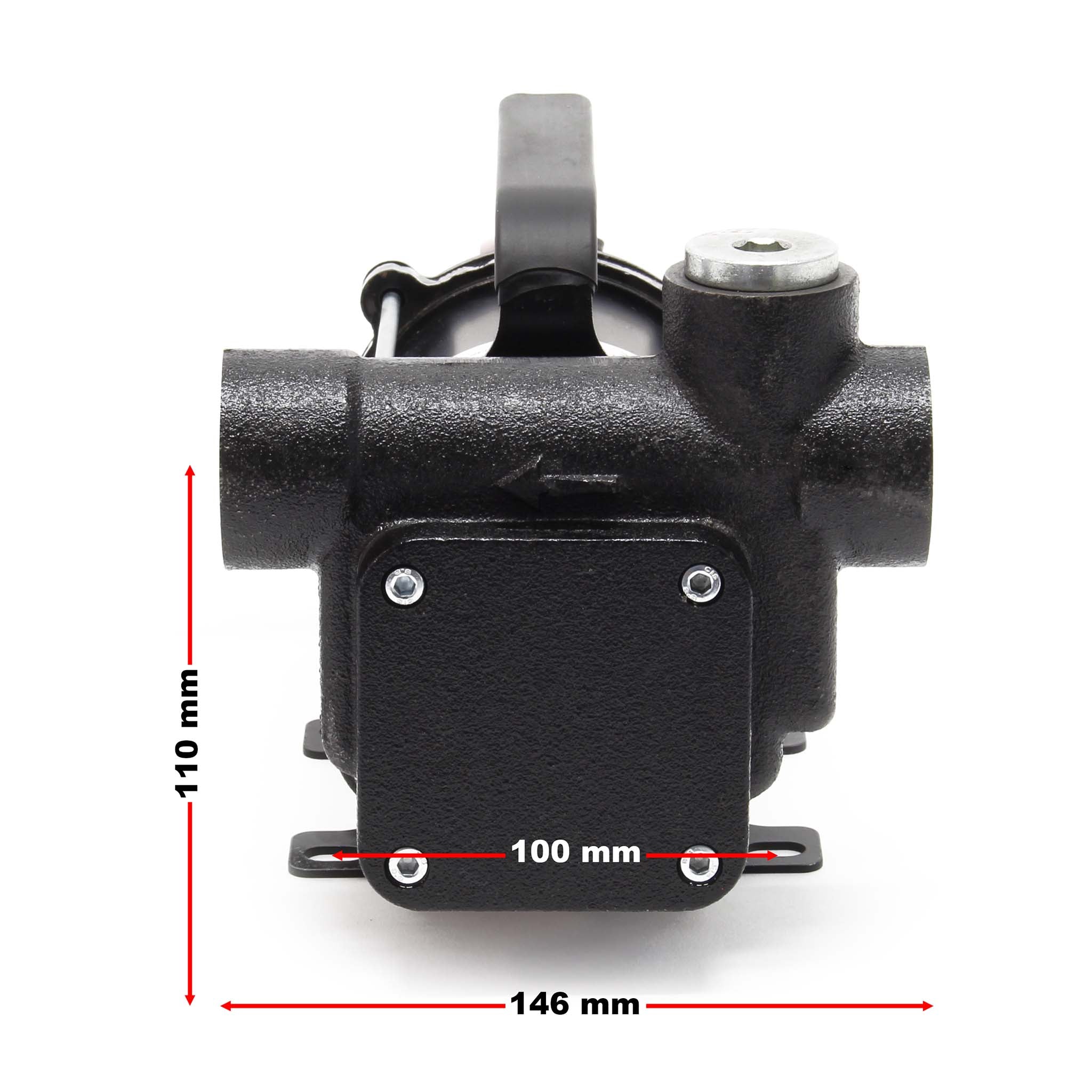 Pompa autoadescante per diesel gasolio 80 l/min 550W 12V altezza di aspirazione 3m