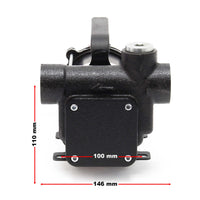 Pompa autoadescante per diesel gasolio 80 l/min 550W 12V altezza di aspirazione 3m