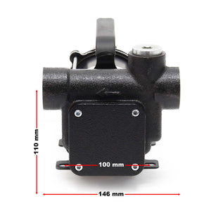 Pompa autoadescante per diesel gasolio 80 l/min 550W 12V altezza di aspirazione 3m