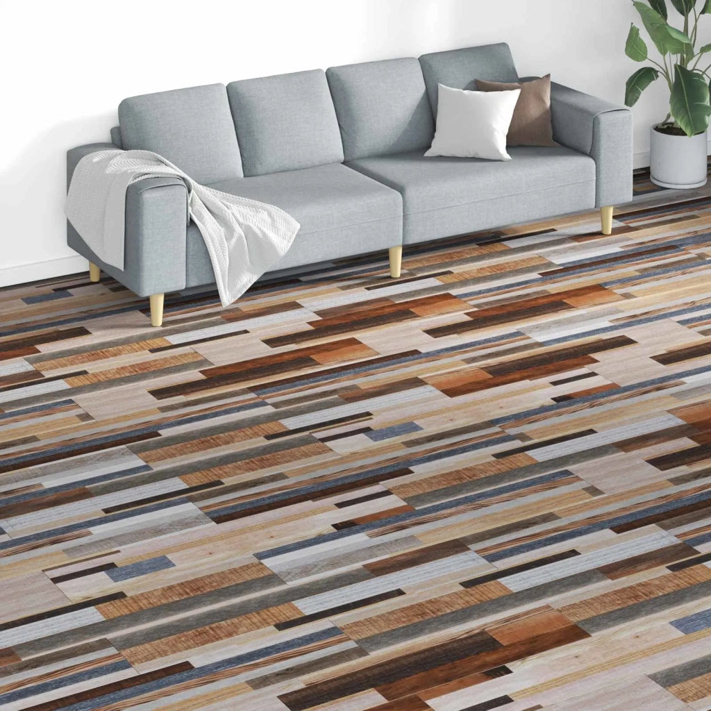 Tavole per Pavimenti 18 pz Multicolore 5,26 m2 PVC CFW2910865