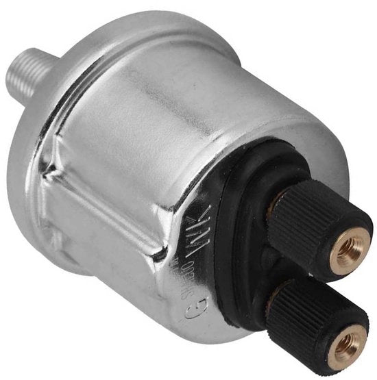 Sensore di Pressione Olio da 0 a 10 Bar - Connettori 1/8 NPT - Lega di Alluminio - Alta Temperatura - Facile da Installare - Valvola di Pressione