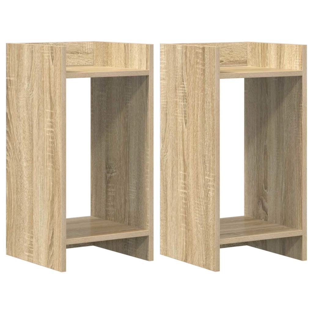 Supporto per piante 2 pcs Rovere Sonoma 30 x 30 x 60 cm