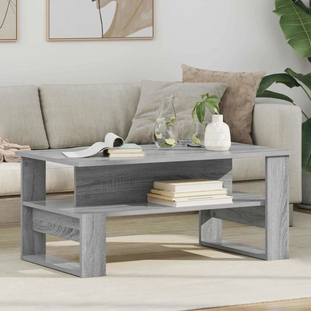 Tavolino da salotto | Tavolino da caff¨¨ | Tavolino da Soggiorno Grigio Sonoma 90 x 50 x 40 cm