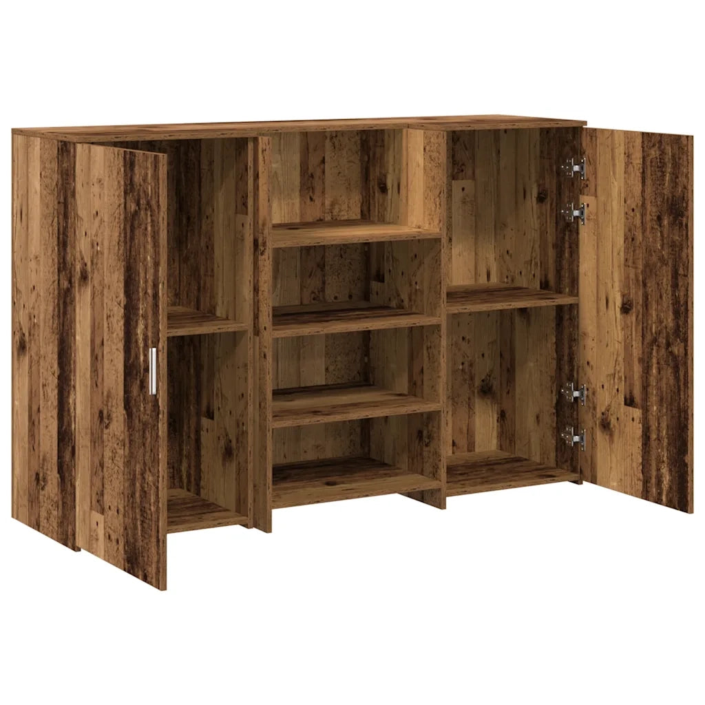 Banco Reception | Scrivania | Tavolo da Ufficio Legno Antico 155x50x103,5 cm Legno Multistrato