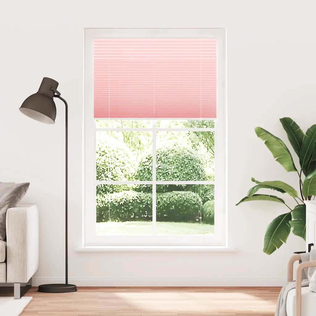 Tenda Plissettata | Tenda pliss¨¨ Rosa 120x200 cm Larghezza Tessuto 119,4 cm