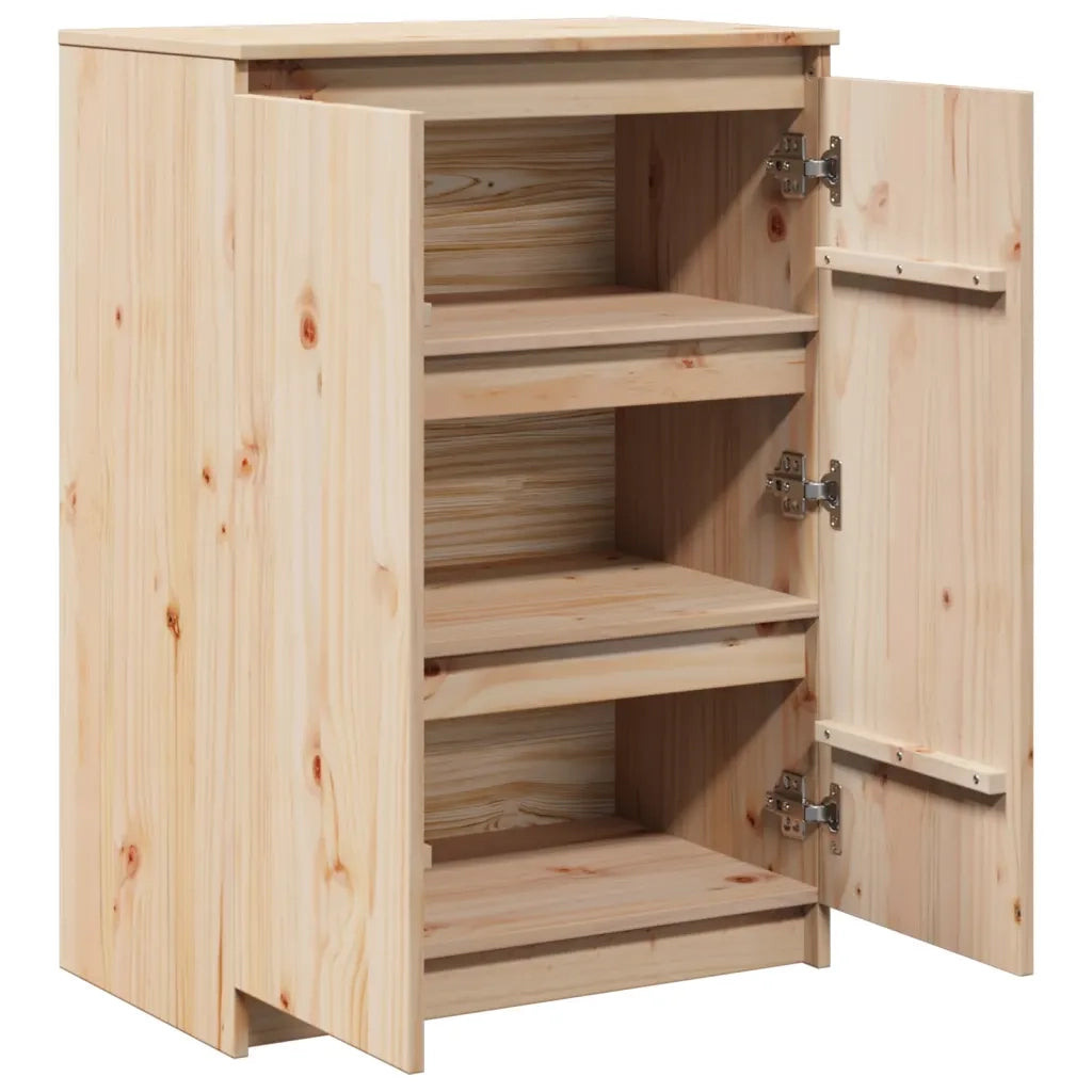 Credenza | Madia | Buffet da pranzo | Armadio da pranzo 60x36x84 cm in Legno Massello di Pino