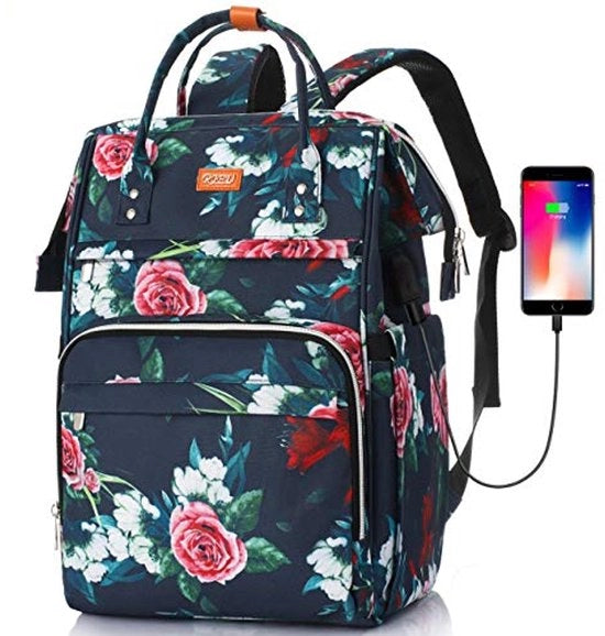 Borsa da Laptop Acquatica per Donne 15,6 pollici - Borsa Antifurto per Scuola e Viaggi