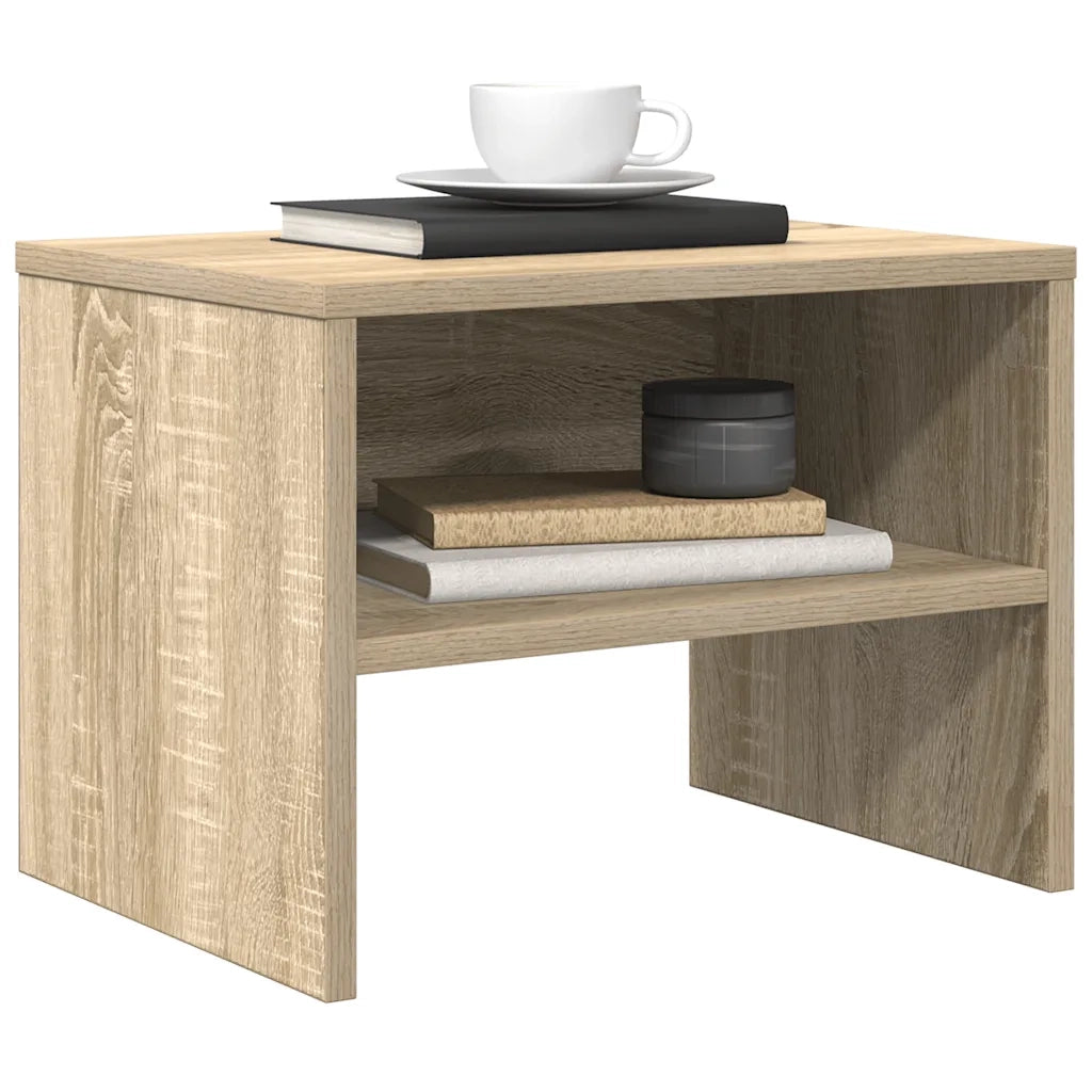 Comodino Rovere Sonoma 40x30x30 cm in Legno Multistrato 800069
