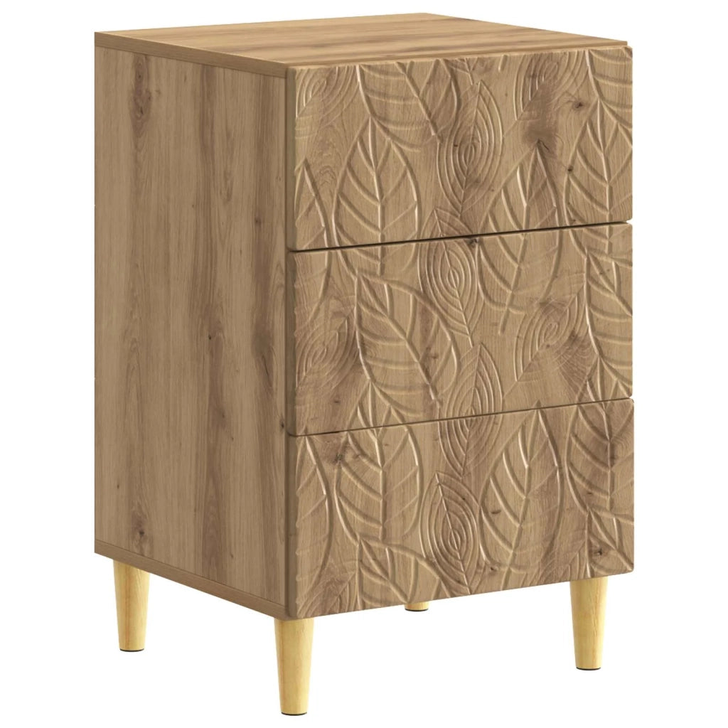 Comodino Rovere Artigianale 43 x 39,5 x 66,5 cm 895024