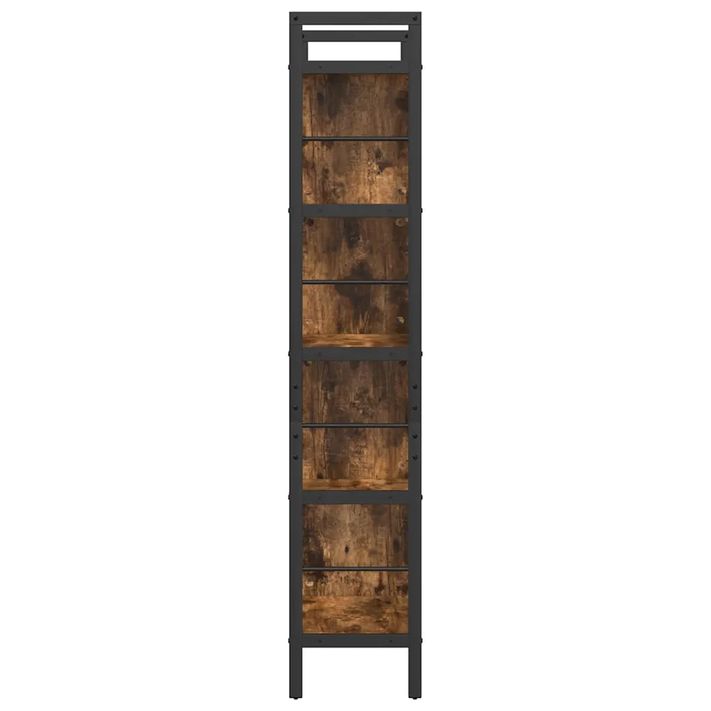 Libreria Rovere fumé 75 x 30 x 156 cm Legno multistrato