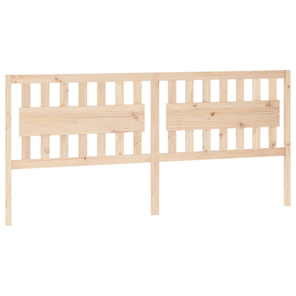 Testiera per Letto 205,5x4x100 cm in Legno Massello di Pino 818590