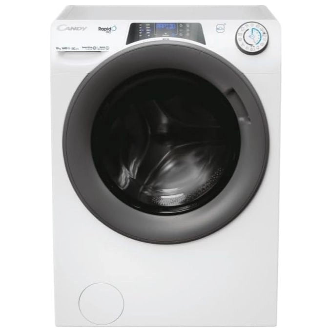 Candy RapidÓ PRO RP 6106BWMR8-S lavatrice Caricamento frontale 10 kg 1600 Giri/min Bianco