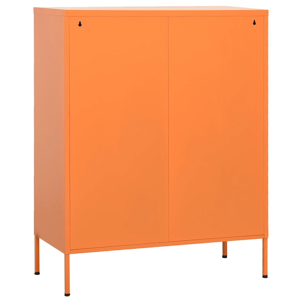 Armadietto Arancione 80x35x101,5 cm in Acciaio cod mxl 40777