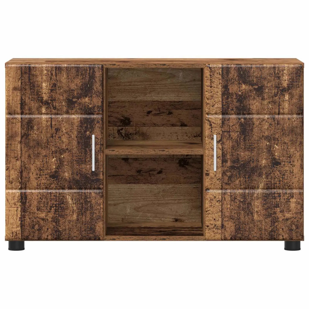 Credenza con porta FLORIN Legno vecchio 88,5 x 30,5 x 55,5 cm 880299