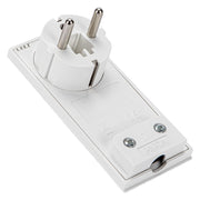 Spina volante piatta Schuko 16A 2P+T