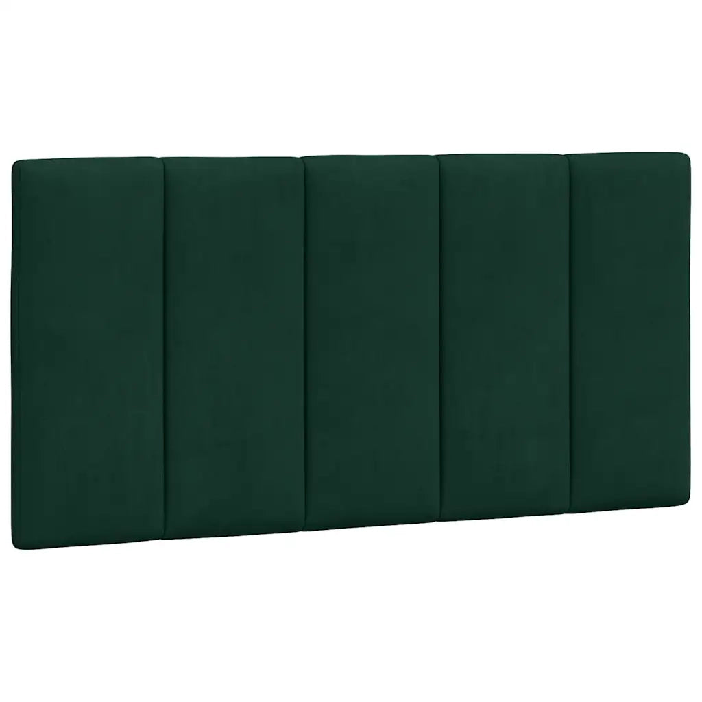 Cuscino Testiera Hanko Verde Scuro 100 cm in Velluto CFW7839320