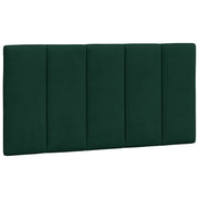 Cuscino Testiera Hanko Verde Scuro 100 cm in Velluto CFW7839320