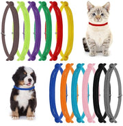 Cinturini per animale domestico 12 pezzi - Cinturini per collo adattabili - Doppio lato morbido - Nylon/Polyester - Per piccoli cani/gatti - 30 cm