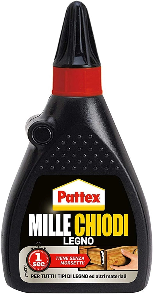 Adesivo Millechiodi Pattex Legno 100 gr
