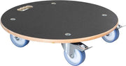 Carrello per Piante con Rullo MAXIGRIP Diametro 58 x 14,5 cm Aiuto al Trasporto e Contenitore Carrello per Trasporto Indoor + Outdoor Aiuto al Trasporto in Legno I 2 Freni I Capacità di Carico 300 kg Prodotto in Germania - 20116801