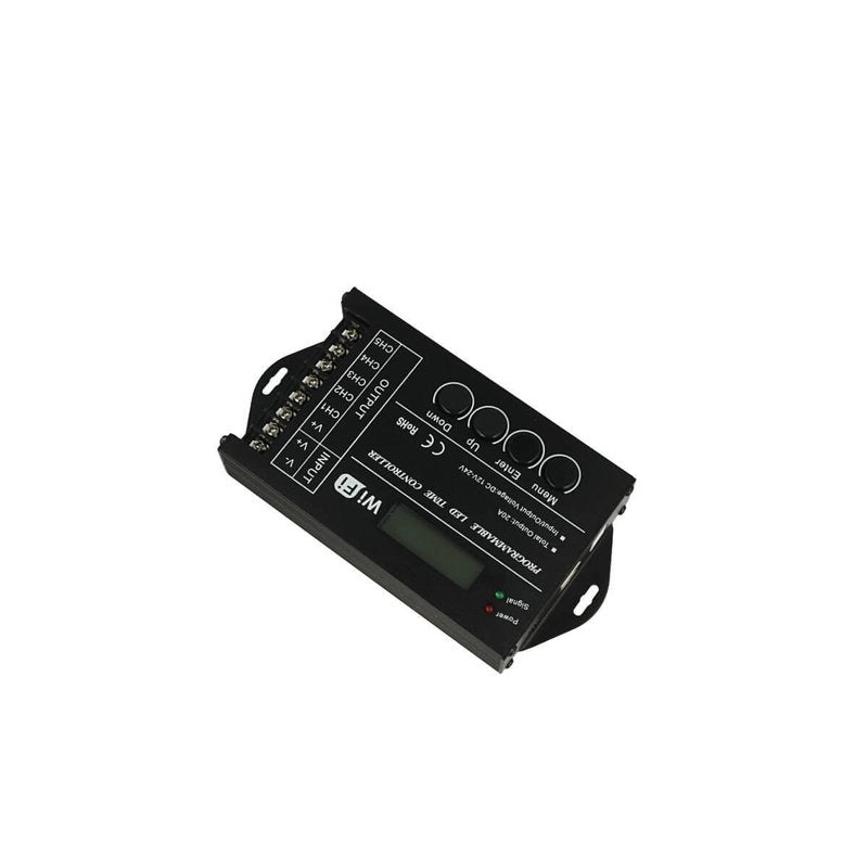 Centralina Led Timer Alba Tramonto 12V 24V 20A WIFI Time Led Controller Per Acquari Canarini Serre TC421